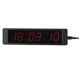 Programmable Interval Timer Prescise Wall Clock | LED Display Electronic Clock Stopwatch with Remote for Gym Fitness Training Tool