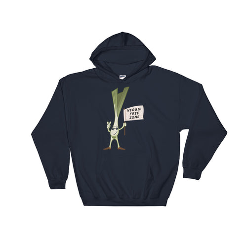 Veggie Free Zone | Hooded Sweatshirt