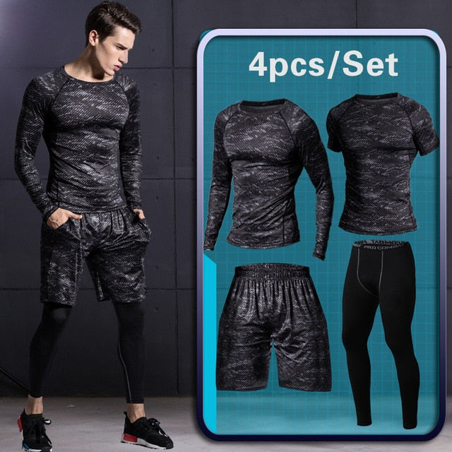 Mens Gym Training Fitness Sportswear