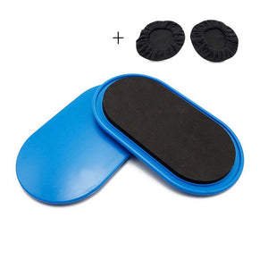 1 Pair Fitness Gliding Discs Core Slider With 2 Foot Covers Whole-body Workout Coordination Training Home Gym Exercise Equipment