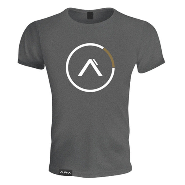 Men Running Sport Cotton T-Shirt