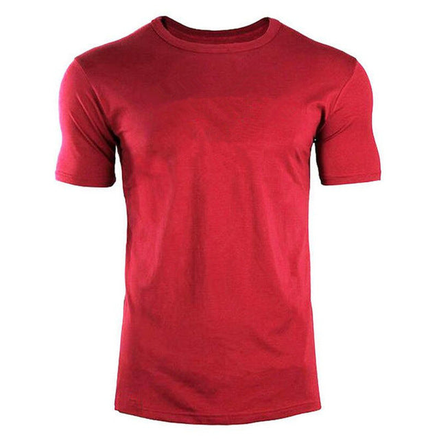 Men Running Sport Cotton T-Shirt