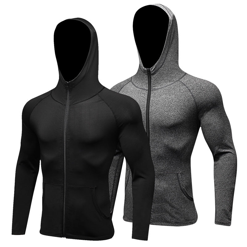 Coolest Hooded Compression Sports Jacket