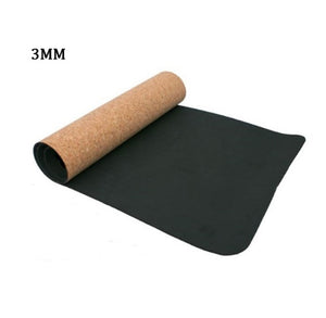 Cork TPE Yoga Mat Non Slip TPE Yoga Mats 4mm Pilates Pad Sports Cork Yoga Mat Thick 6mm Eco-Friendly Tasteless Training Mat